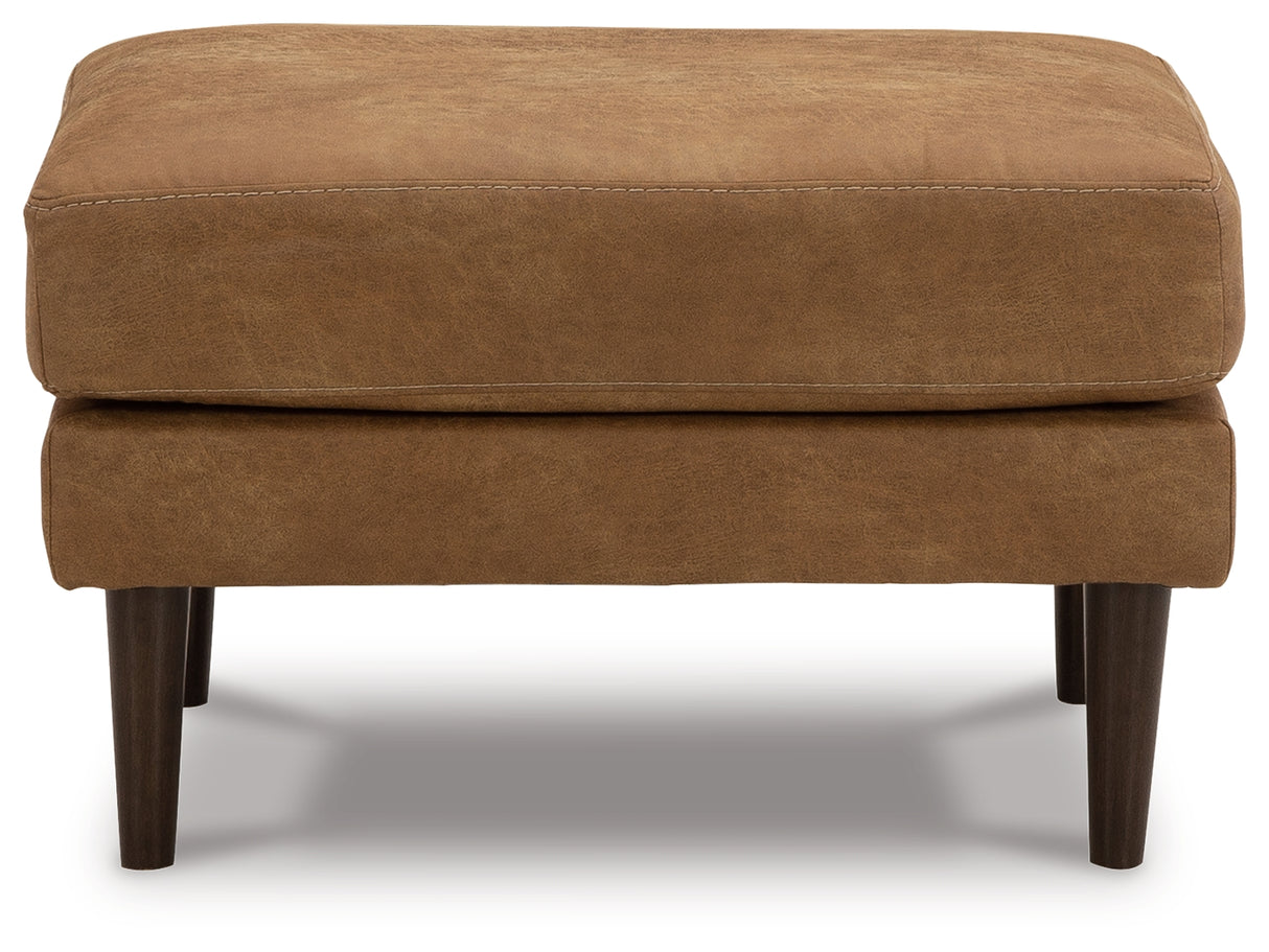 Telora Caramel Sofa, Loveseat, Chair And Ottoman