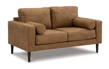 Telora Caramel Loveseat