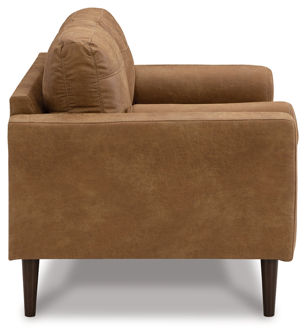 Telora Caramel Loveseat