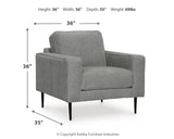 Hazela Chair and Ottoman