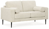 Hazela Sandstone Sofa, Loveseat, Chair And Ottoman