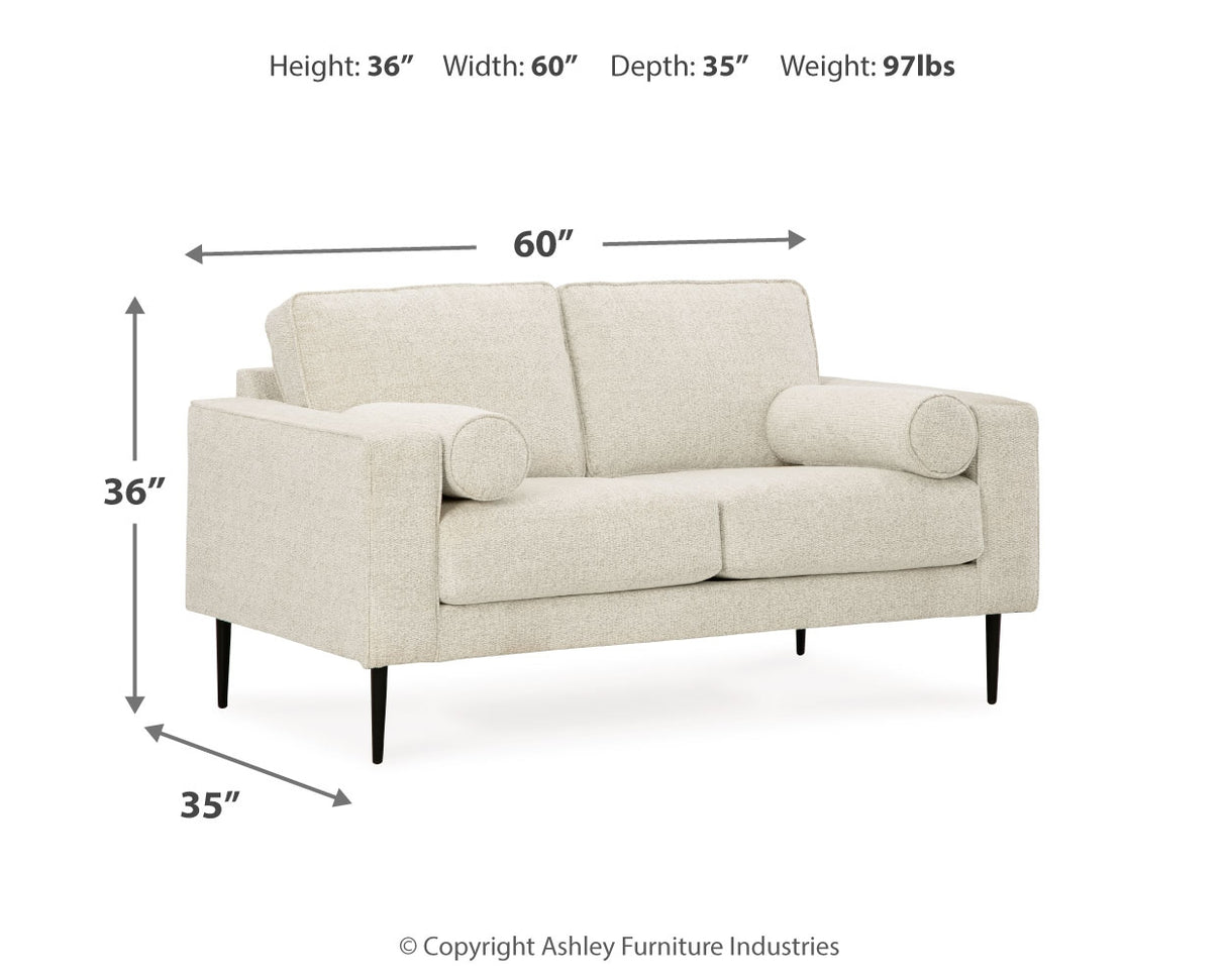 Hazela Sandstone Sofa, Loveseat, Chair And Ottoman