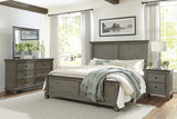 Weaver Coffee And Antique Gray California King Bed