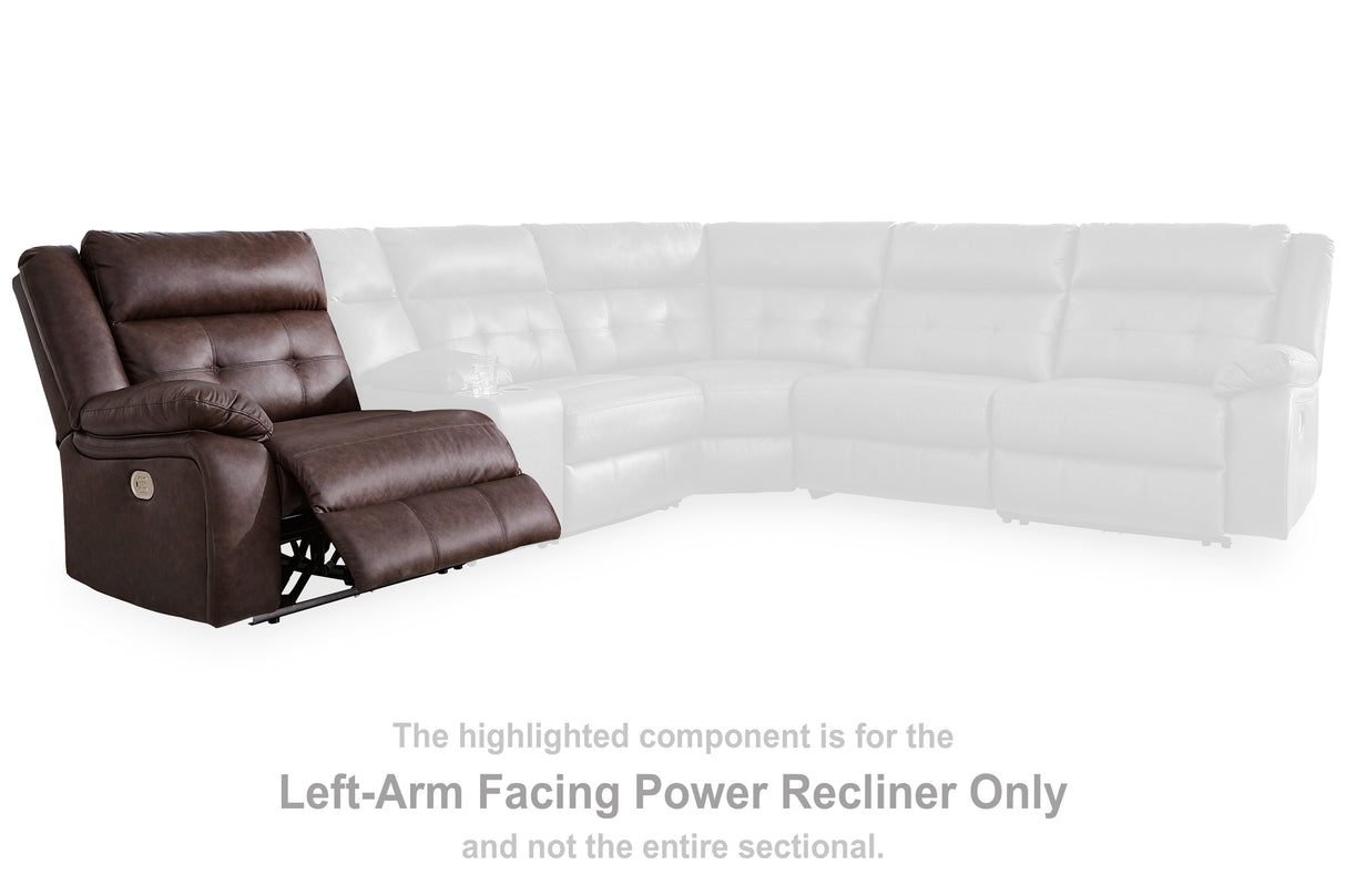 Punch Up Left-Arm Facing Power Recliner