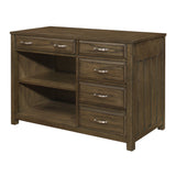 Blanche Brown Gray Credenza