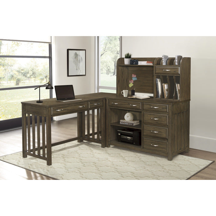 Blanche Brown Gray Credenza