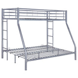 Hayward Twin Over Full Bunk Bed Silver