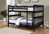 Chapman Black Wood Full Over Bunk Bed