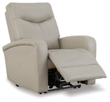 Ryversans Dove Gray Power Recliner