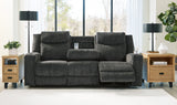 Martinglenn Ebony Power Reclining Sofa, Loveseat And Recliner