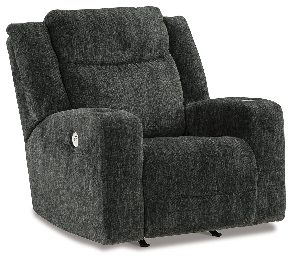 Martinglenn Ebony Power Reclining Sofa, Loveseat And Recliner