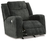 Martinglenn Ebony Power Reclining Sofa, Loveseat And Recliner