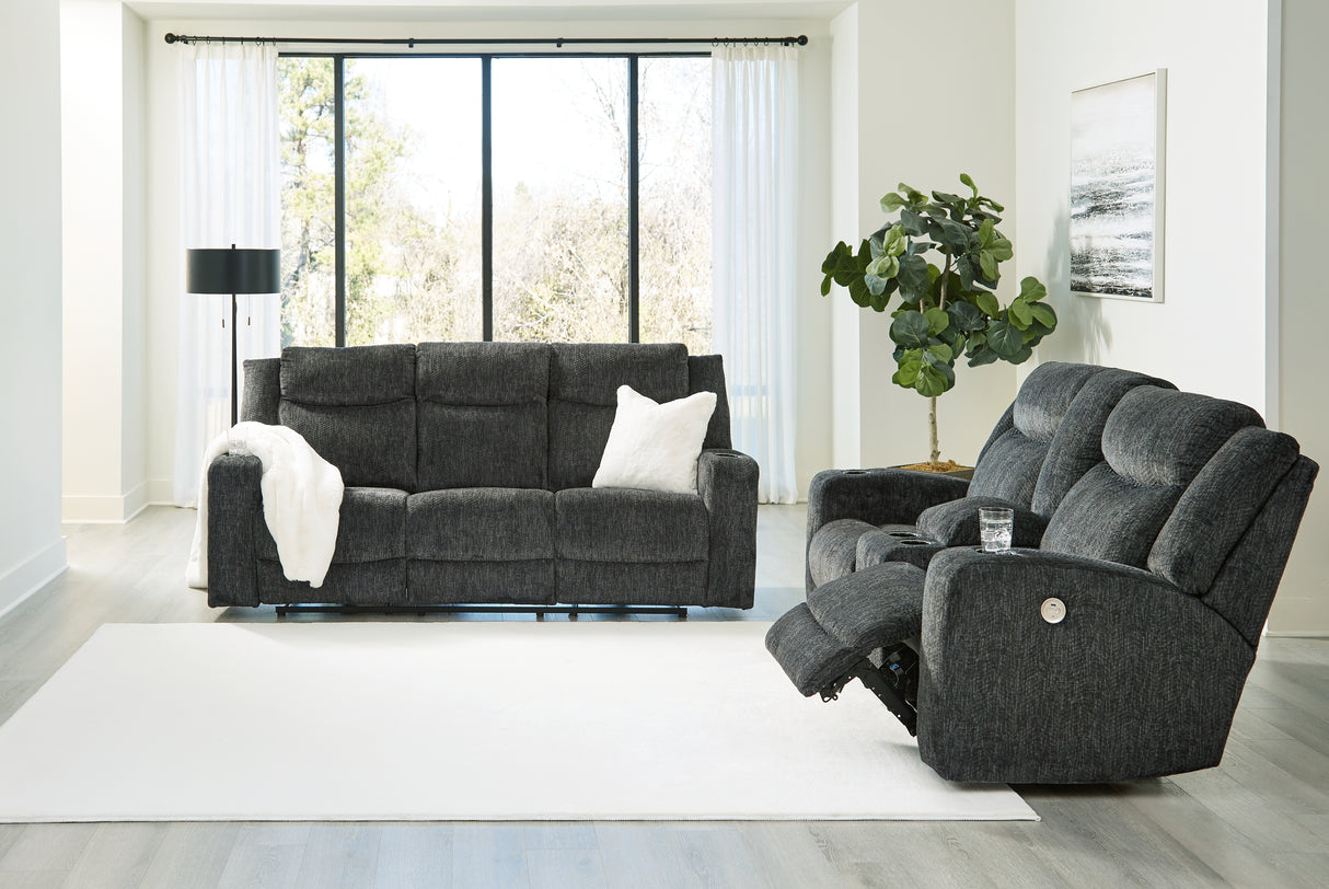 Martinglenn Power Reclining Sofa and Loveseat