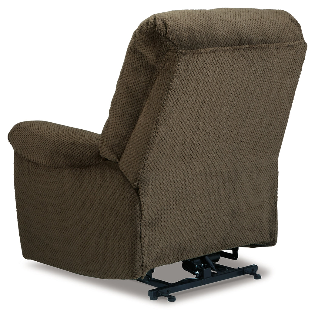 Shadowboxer Chocolate Power Lift Recliner