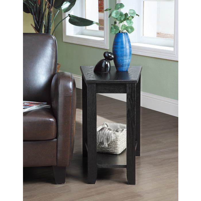 Elwell Black Chairside Table