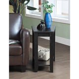 Elwell Black Chairside Table