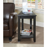 Elwell Black Chairside Table