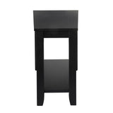 Elwell Black Chairside Table