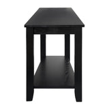 Elwell Black Chairside Table