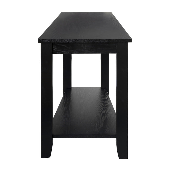 Elwell Black Chairside Table