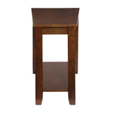 Elwell Espresso Chairside Table