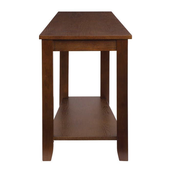 Elwell Espresso Chairside Table