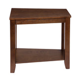 Elwell Espresso Chairside Table