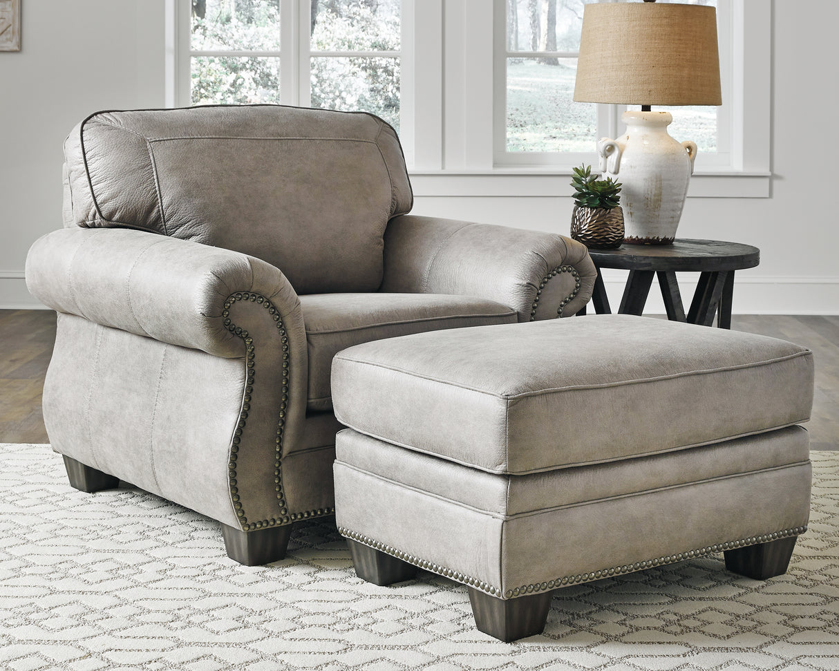 Olsberg Loveseat, Chair, and Ottoman