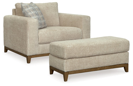 Parklynn Oversized Chair and Ottoman