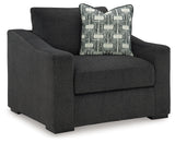 Wryenlynn Oversized Chair and Ottoman