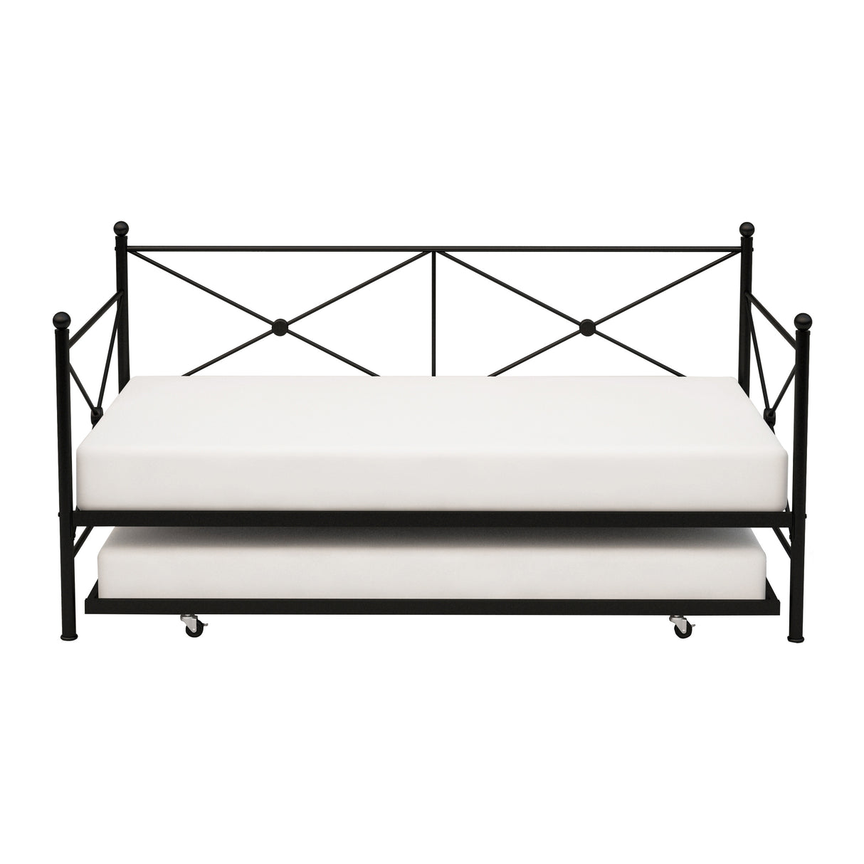 Jones Black Daybed With Trundle