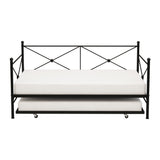 Jones Black Daybed With Trundle