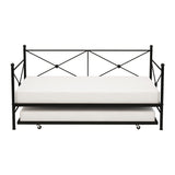 Jones Black Daybed With Trundle