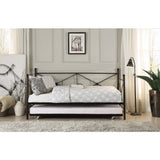 Jones Black Daybed With Trundle