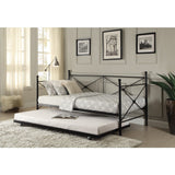 Jones Black Daybed With Trundle