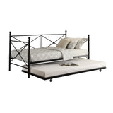 Jones Black Daybed With Trundle