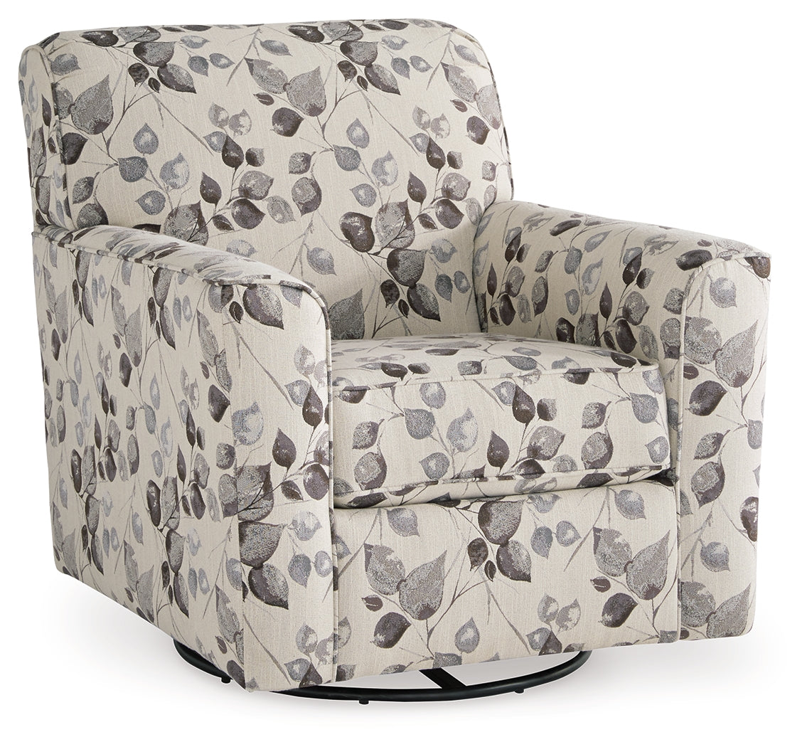 Abney Platinum Accent Chair