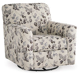 Abney Platinum Accent Chair