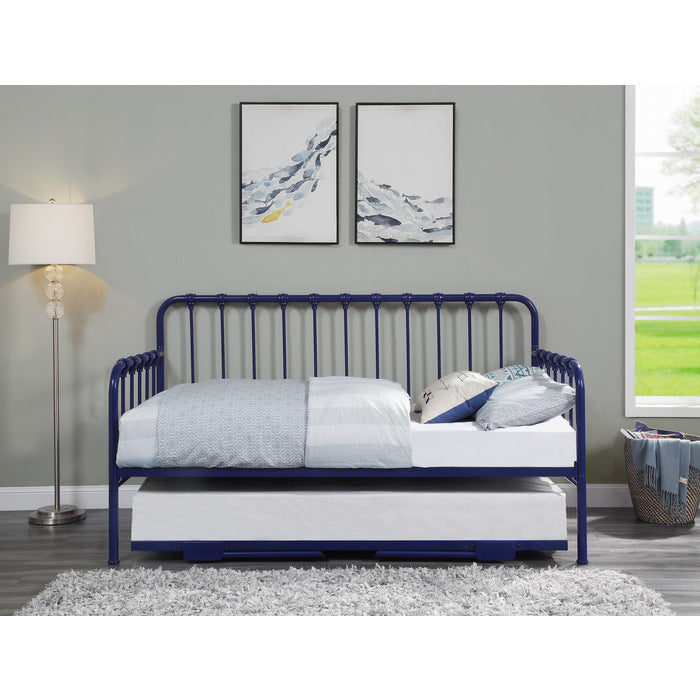 Constance Navy Blue Daybed With Lift-Up Trundle