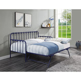 Constance Navy Blue Daybed With Lift-Up Trundle