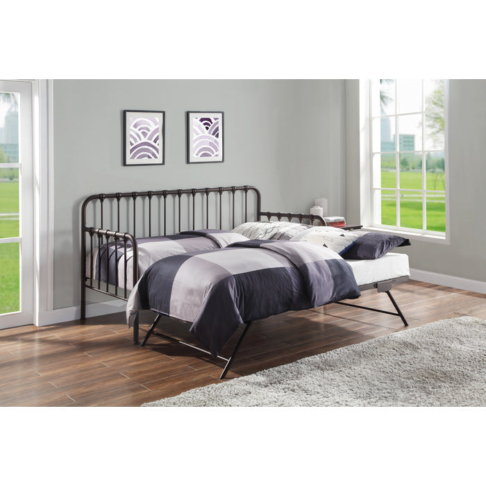 Constance Dark Bronze Daybed With Lift-Up Trundle