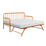 Constance Orange Daybed With Lift-Up Trundle