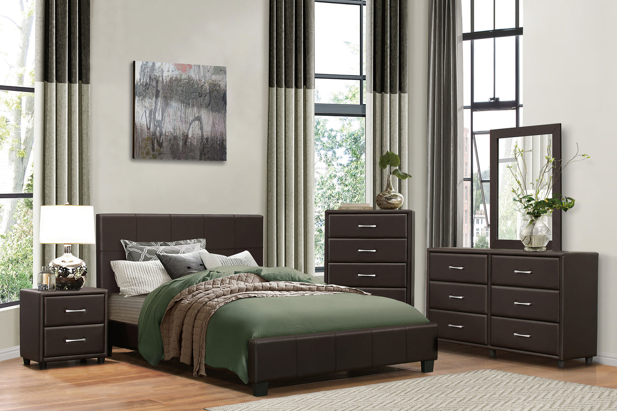 Lorenzi California King Platform Bed