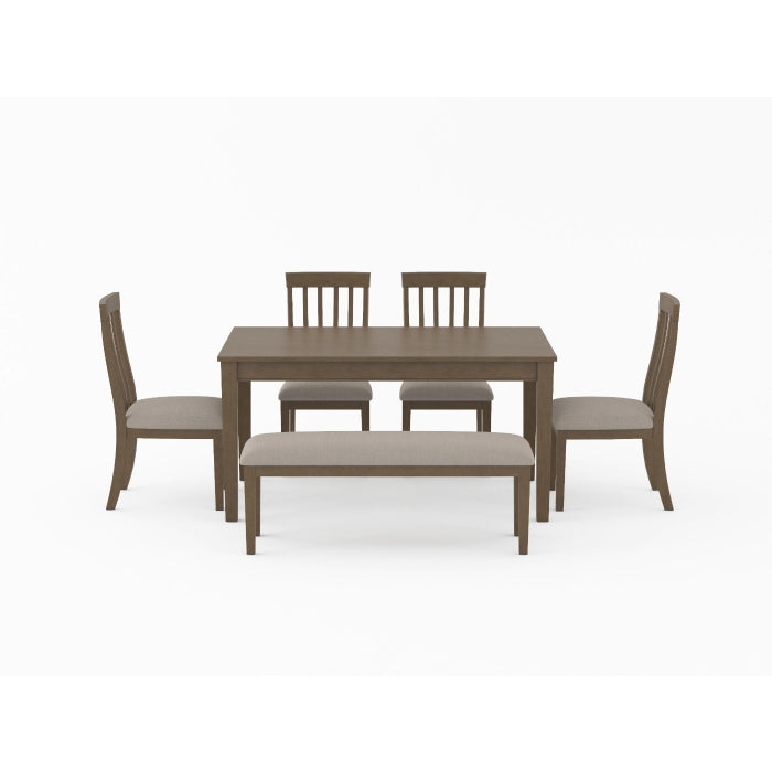 Armhurst Gray Dining Bench