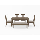 Armhurst Gray Dining Bench