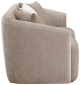 Townsend Latte 2-Piece Chenille Upholstered Sofa Set