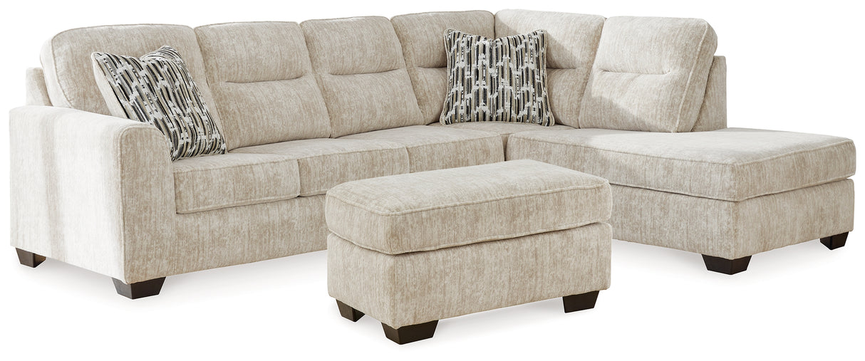 Lonoke 2-Piece Sectional with Chaise and Ottoman