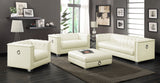 Chaviano Tufted Upholstered Chair Pearl White