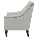 Avonlea Sloped Arm Upholstered Chair Grey