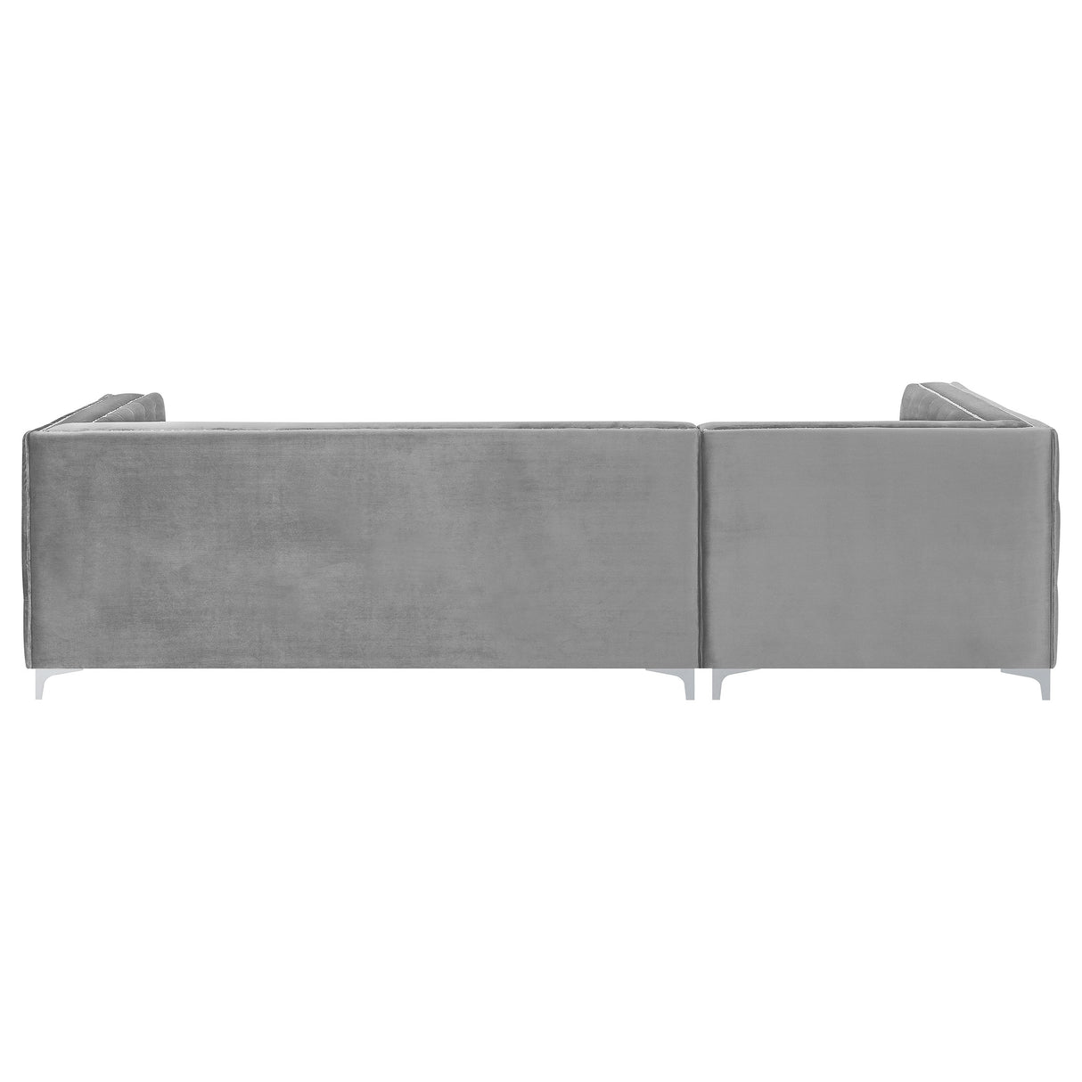 Bellaire Grey Upholstered Storage Chaise Sectional Sofa